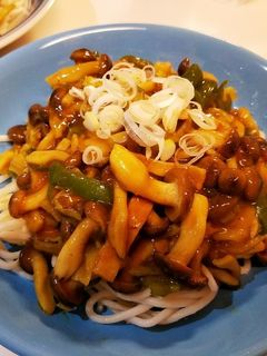 カレーあんかけソフトめん-レシピのメイン写真