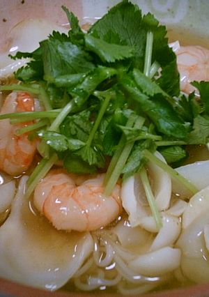 エビと百合根のあんかけそうめん-レシピのメイン写真