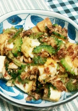 ゴーヤと厚揚げのツナ煮-レシピのメイン写真