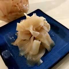 รูปของ 新生姜の甘酢漬け