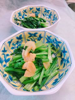 超簡単!小松菜のにんにく炒め-レシピのメイン写真