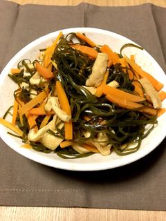 電子レンジで切昆布のサッと煮-レシピのメイン写真