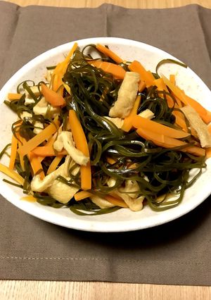 電子レンジで切昆布のサッと煮-レシピのメイン写真
