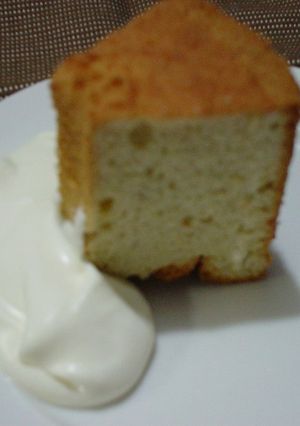 ☆桃のシフォンケーキ☆-レシピのメイン写真