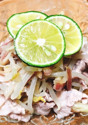 すだちとみょうがでサッパリ冷しゃぶ風-レシピのメイン写真