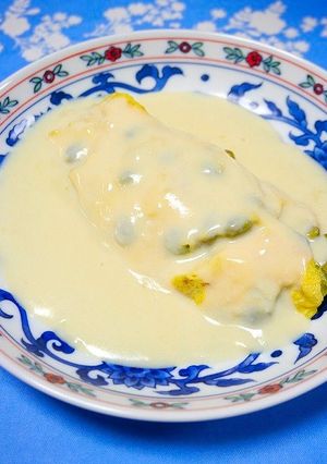 簡単！ふわふわ卵クリーム煮-レシピのメイン写真