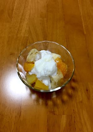 大人の給食☆フルーツのヨーグルト添え-レシピのメイン写真