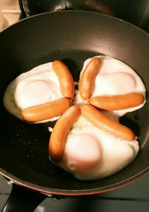 楽々目玉焼き-レシピのメイン写真