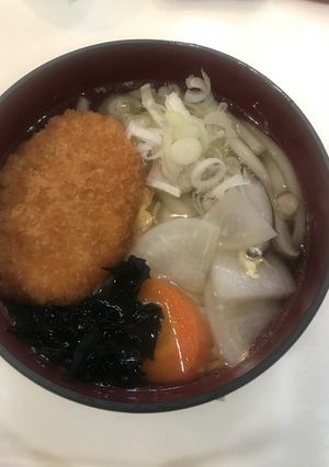 駅そばのテッパン コロッケそば・うどん-レシピのメイン写真