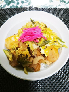 茗荷たっぷり爽やか卵丼-レシピのメイン写真