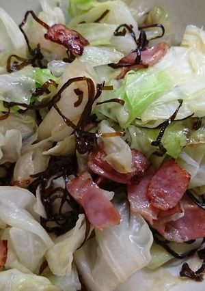 キャベツと塩昆布の簡単サラダ-レシピのメイン写真