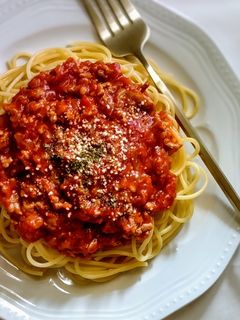 かんたんミートソース-レシピのメイン写真