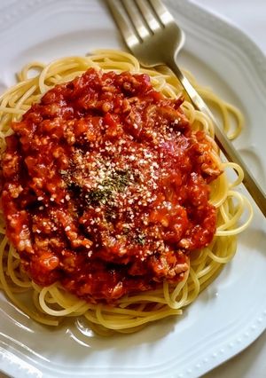 かんたんミートソース-レシピのメイン写真
