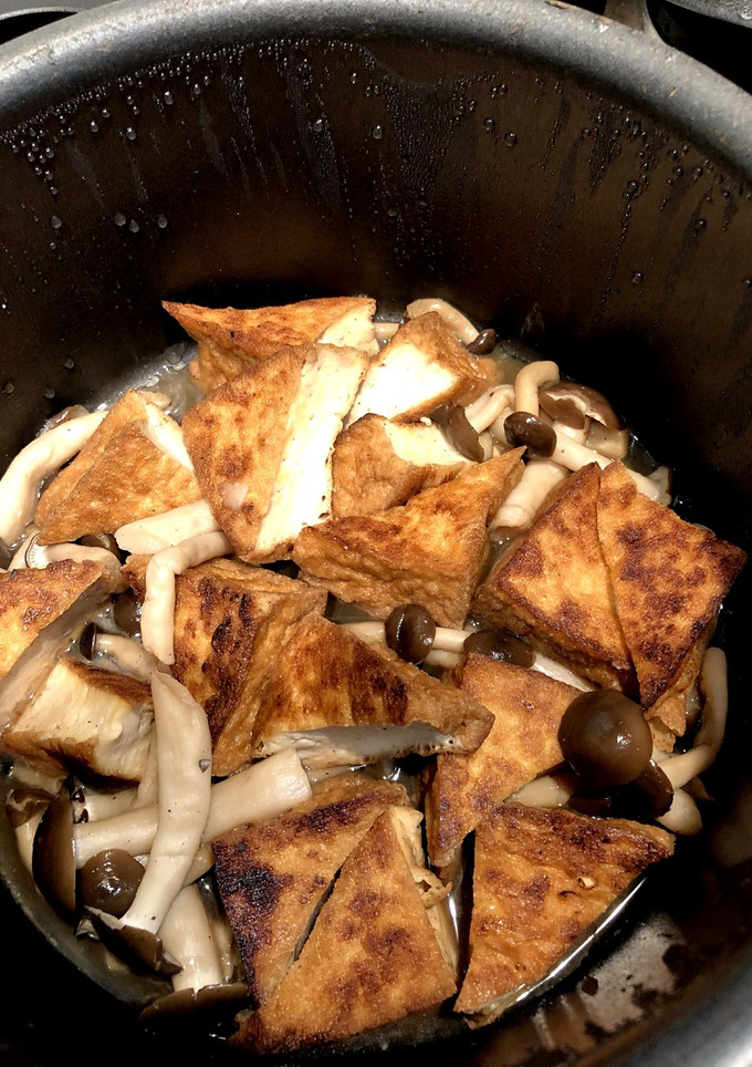 焼き厚揚げとしめじの甘辛煮-レシピのメイン写真