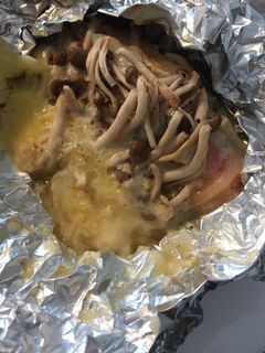 鮭としめじのホワイトソースホイル焼き-レシピのメイン写真