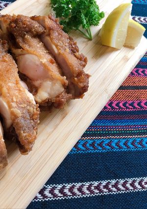 ピリ辛！！モモ肉の唐揚げ-レシピのメイン写真