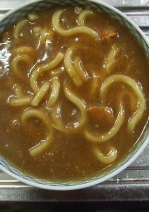 残り物のカレー＆味噌汁でカレーうどん-レシピのメイン写真