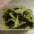 作り置き☆セロリとわかめの酢の物