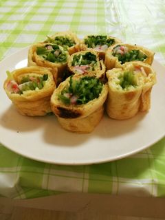 豆苗の油揚げ巻き-レシピのメイン写真