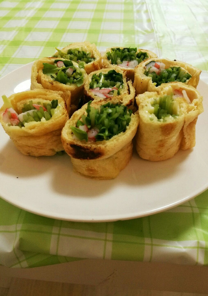 豆苗の油揚げ巻き-レシピのメイン写真