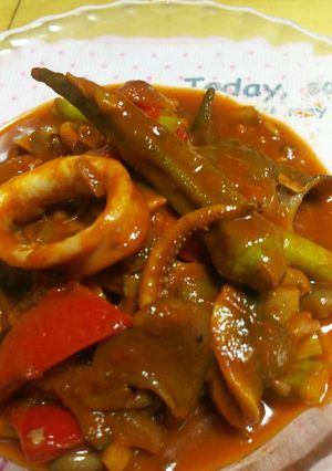 イカのトマト煮-レシピのメイン写真