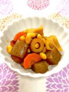 簡単煮るだけ♫大豆の五目煮-レシピのメイン写真