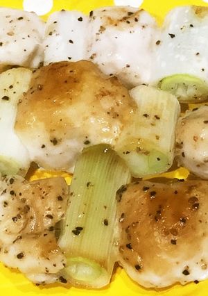 ササミとネギの串焼き フライパンで簡単-レシピのメイン写真