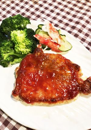 超簡単お弁当にも♡豚ロースのケチャソテー-レシピのメイン写真