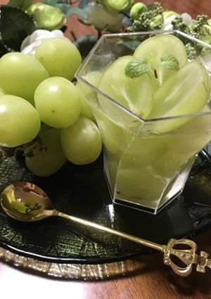 贅沢すぎる夏のマスカットゼリー-レシピのメイン写真