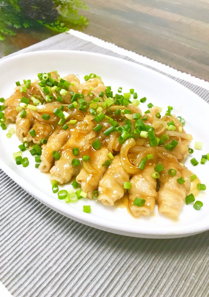 レンジで簡単♡くるくる豚の生姜焼き♪-レシピのメイン写真