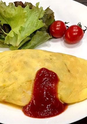フードプロセッサーで簡単オムレツ-レシピのメイン写真