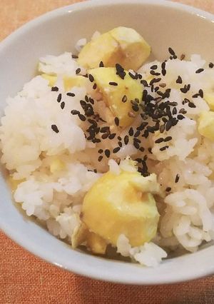 シンプルな栗ご飯-レシピのメイン写真