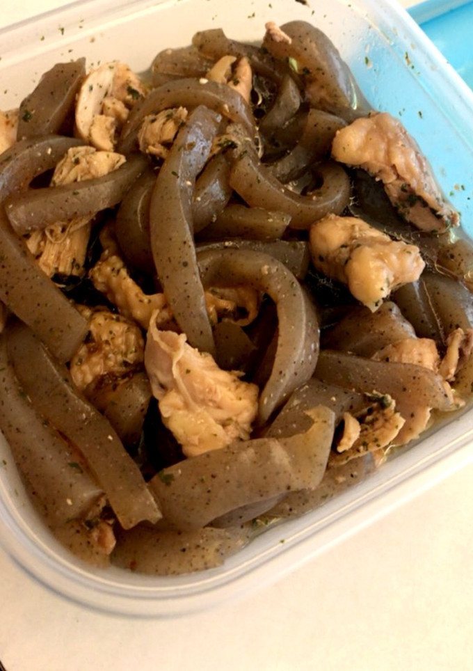 簡単！こんにゃくと鶏肉の和え物-レシピのメイン写真