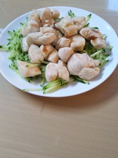 鶏ささみ梅ソース和え-レシピのメイン写真