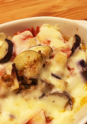ナスとトマトのチーズ焼き-レシピのメイン写真