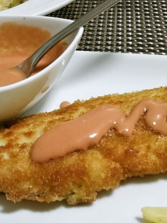 簡単☆オーロラソースで食べるホッケフライ-レシピのメイン写真