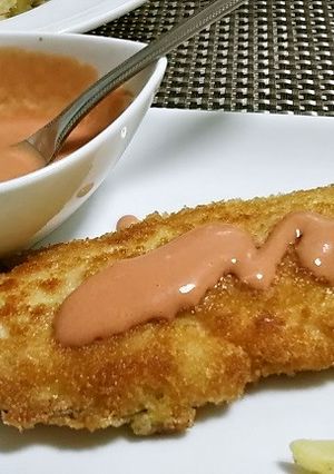 簡単☆オーロラソースで食べるホッケフライ-レシピのメイン写真