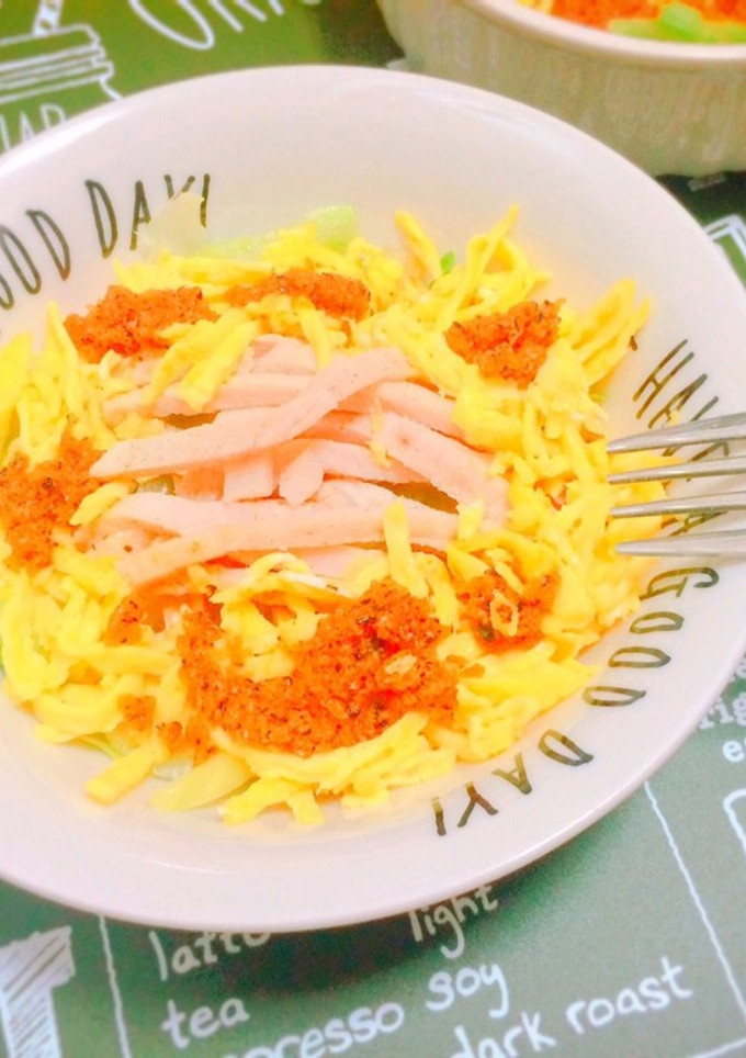 黒ごまとすりおろし人参の豚肉サラダ-レシピのメイン写真
