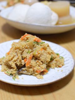 抱えて食べたい♡卯の花♪ (おから煮)-レシピのメイン写真