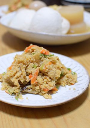 抱えて食べたい♡卯の花♪ （おから煮）-レシピのメイン写真