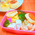 テーブルパンde3種類のオープンサンド