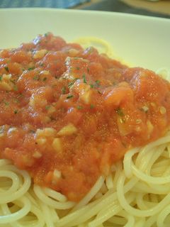 シンプル☆簡単☆トマトスパゲティー-レシピのメイン写真