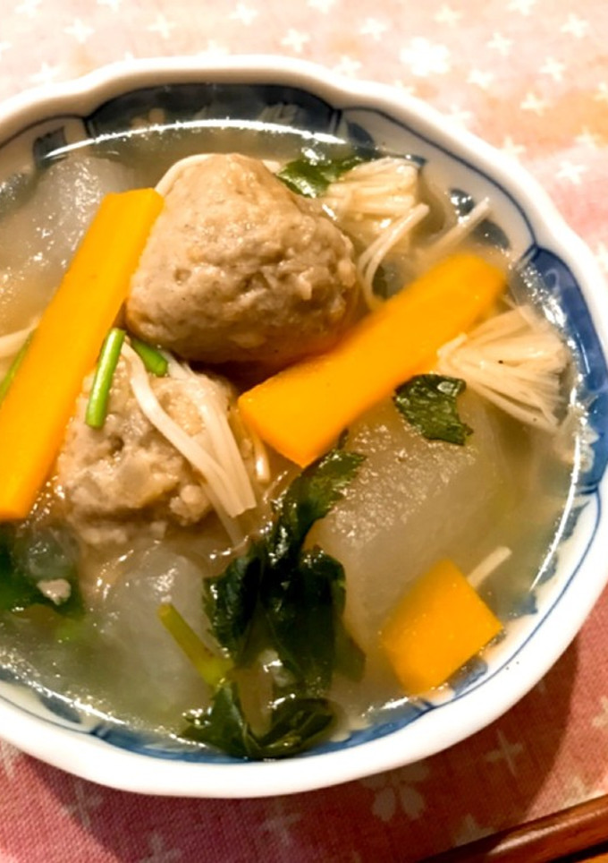 夏に食べたいさっぱり冬瓜とつみれのお汁-レシピのメイン写真