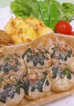 コロコロたこ焼きおにぎり-レシピのメイン写真