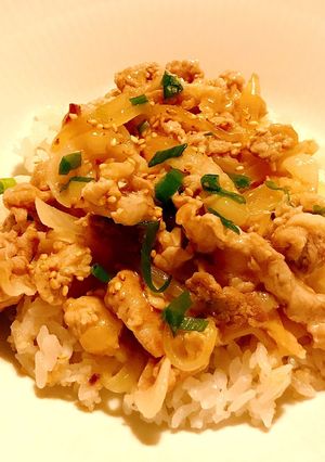 レモンでさっぱり!豚玉丼-レシピのメイン写真