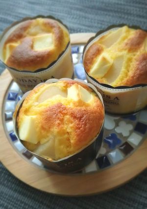 桃のクリームチーズマフィン-レシピのメイン写真