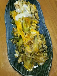 茗荷の玉子とじ-レシピのメイン写真