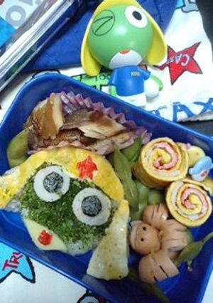 ケロロ軍曹(キャラ弁)-レシピのメイン写真