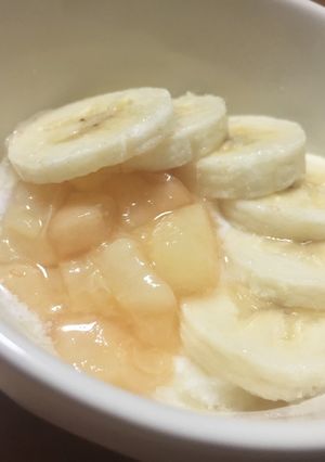 離乳食にも♡桃バナナヨーグルト♡-レシピのメイン写真