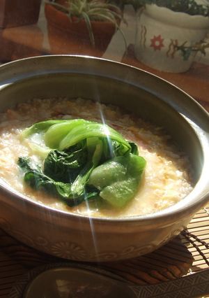 中華雑炊☆青梗菜をのせて-レシピのメイン写真